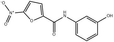 2-Furancarboxamide,N-(3-hydroxyphenyl)-5-nitro-(9CI) Structure