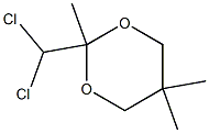 1,3-Dioxane,2-(dichloromethyl)-2,5,5-trimethyl-(9CI) Structure