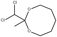 1,3-Dioxocane,2-(dichloromethyl)-2-methyl-(9CI) Structure