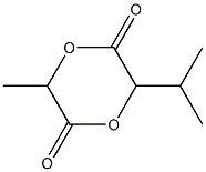 1,4-Dioxane-2,5-dione,3-methyl-6-(1-methylethyl)-(9CI) Structure