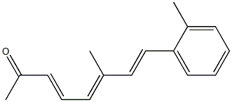 3,5,7-Octatrien-2-one,6-methyl-8-o-tolyl-(5CI) Structure