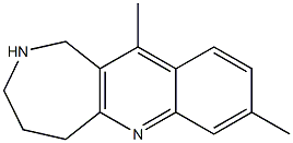 1H-Azepino[4,3-b]quinoline,2,3,4,5-tetrahydro-8,11-dimethyl-(9CI) 구조식 이미지