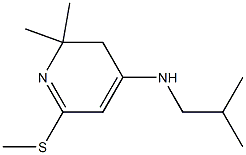 4-Pyridinamine,2,3-dihydro-2,2-dimethyl-N-(2-methylpropyl)-6-(methylthio)-(9CI) Structure