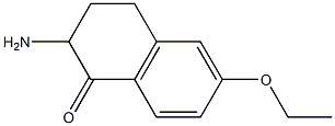 1(2H)-Naphthalenone,2-amino-6-ethoxy-3,4-dihydro-(9CI) 구조식 이미지