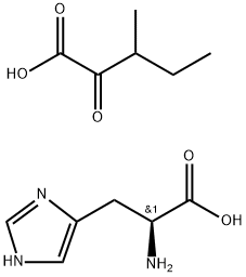 L-histidine mono[(±)-3-methyl-2-oxovalerate] Structure