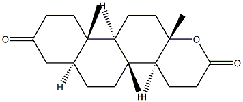 1,2,4,5-테트라하이드로테스토락톤 구조식 이미지