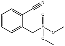 Phosphorsure, [(2-cyanophenyl)methyl]-, Dimethylester Structure
