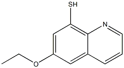 8-퀴놀린티올,6-에톡시-(9CI) 구조식 이미지