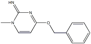 2(1H)-Pyrimidinimine,1-methyl-4-(phenylmethoxy)-(9CI) 구조식 이미지