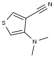 3-티오펜카르보니트릴,4-(디메틸아미노)-(9CI) 구조식 이미지