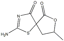 7-Oxa-1-thia-3-azaspiro[4.4]non-2-ene-4,6-dione,2-amino-8-methyl-(9CI) 구조식 이미지