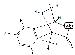 4,1-(Epoxymethano)isoquinolin-10-one,1,2,3,4-tetrahydro-6-hydroxy-1-methyl-(9CI) 구조식 이미지