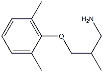 1-Propanamine,3-(2,6-dimethylphenoxy)-2-methyl-(9CI) Structure