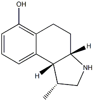 1H-Benz[e]indol-6-ol,2,3,3a,4,5,9b-hexahydro-1-methyl-,(1R,3aS,9bR)-rel-(9CI) Structure