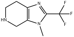 3H-Imidazo[4,5-c]pyridine,4,5,6,7-tetrahydro-3-methyl-2-(trifluoromethyl)-(9CI) 구조식 이미지