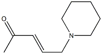 3-Penten-2-one,5-(1-piperidinyl)-(9CI) 구조식 이미지