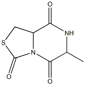 3H-Thiazolo[3,4-a]pyrazine-3,5,8-trione,tetrahydro-6-methyl-(9CI) 구조식 이미지