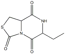 3H-Thiazolo[3,4-a]pyrazine-3,5,8-trione,6-ethyltetrahydro-(9CI) 구조식 이미지