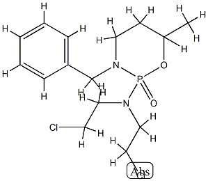 3-benzyl-N,N-bis(2-chloroethyl)-6-methyl-2-oxo-1-oxa-3-aza-2$l^{5}-pho sphacyclohexan-2-amine Structure