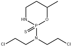 N,N-bis(2-chloroethyl)-6-methyl-2-sulfanylidene-1-oxa-3-aza-2$l^{5}-ph osphacyclohexan-2-amine 구조식 이미지