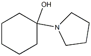 Cyclohexanol,1-(1-pyrrolidinyl)-(9CI) Structure
