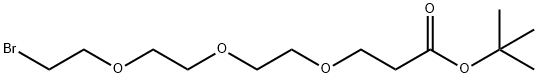 Bromo-PEG3-t-butyl ester Structure