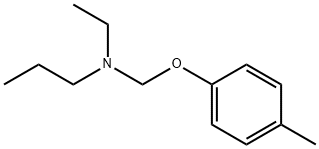 1-프로판아민,N-에틸-N-[(4-메틸페녹시)메틸]-(9CI) 구조식 이미지