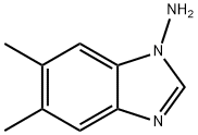 1H-벤지미다졸-1-아민,5,6-디메틸-(9CI) 구조식 이미지