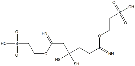 diisethionyl-3,3'-dithiobispropionimidate Structure