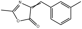5(4H)-Oxazolone, 2-Methyl-4-[(3-Methylphenyl)Methylene]- 구조식 이미지