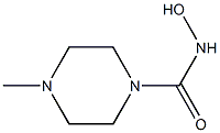 1-피페라진카르복사미드,N-히드록시-4-메틸-(9CI) 구조식 이미지