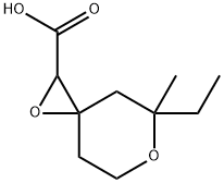1,6-Dioxaspiro[2.5]octane-2-carboxylicacid,5-ethyl-5-methyl-(9CI) Structure
