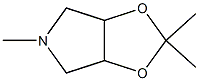 4H-1,3-Dioxolo[4,5-c]pyrrole,tetrahydro-2,2,5-trimethyl-(9CI) 구조식 이미지