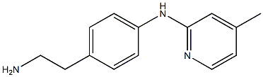 2-Pyridinamine,N-[4-(2-aminoethyl)phenyl]-4-methyl-(9CI) 구조식 이미지