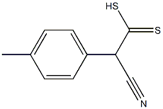 벤젠에탄(디티오산),알파-시아노-4-메틸-(9CI) 구조식 이미지