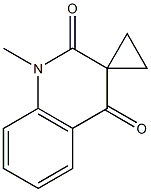 Spiro[cyclopropane-1,3(2H)-quinoline]-2,4(1H)-dione, 1-methyl- (9CI) 구조식 이미지