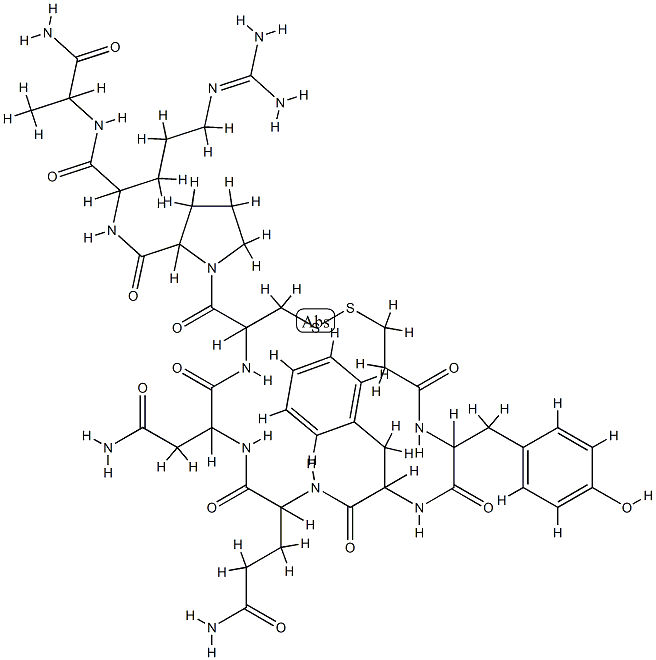 argipressin, AlaNH2(9)- Structure