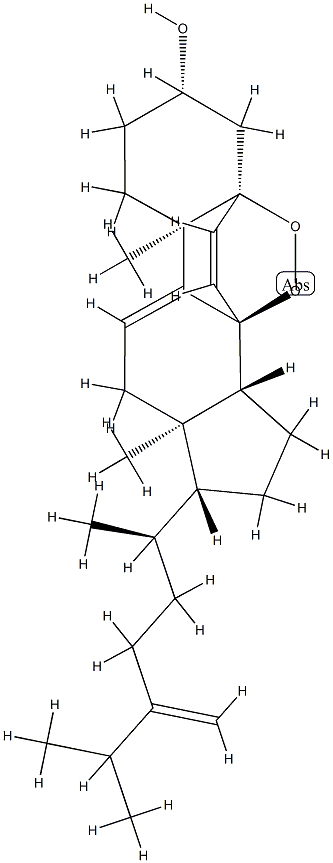 5α,8α-Epidioxyergosta-6,9(11),24(28)-triene-3β-ol 구조식 이미지