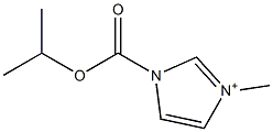 1H-Imidazolium,1-methyl-3-[(1-methylethoxy)carbonyl]-(9CI) 구조식 이미지