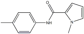 1H-Pyrrole-2-carboxamide,1-methyl-N-(4-methylphenyl)-(9CI) 구조식 이미지