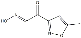 3-Isoxazoleacetaldehyde,5-methyl--alpha--oxo-,aldoxime(9CI) Structure