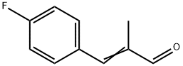 2-프로펜알,3-(4-플루오로페닐)-2-메틸- 구조식 이미지