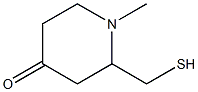 4-Piperidinone,2-(mercaptomethyl)-1-methyl-(9CI) Structure