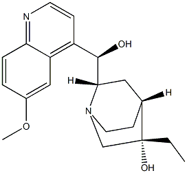 3-hydroxydihydroquinine Structure