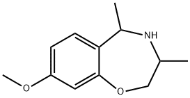 1,4-Benzoxazepine,2,3,4,5-tetrahydro-8-methoxy-3,5-dimethyl-(9CI) Structure