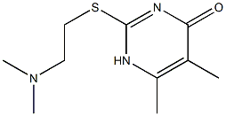 4(1H)-Pyrimidinone,2-[[2-(dimethylamino)ethyl]thio]-5,6-dimethyl-(9CI) 구조식 이미지