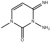 2(1H)-Pyrimidinone,3-amino-3,4-dihydro-4-imino-1-methyl-(9CI) 구조식 이미지