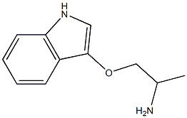 2-Propanamine,1-(1H-indol-3-yloxy)-(9CI) Structure