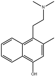 1-Naphthalenol,4-[2-(dimethylamino)ethyl]-3-methyl-(9CI) Structure