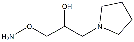 1-피롤리딘에탄올,알파-[(아미노옥시)메틸]-(9CI) 구조식 이미지